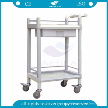 AG-UTA08 With push handle utility plastic material medical cart